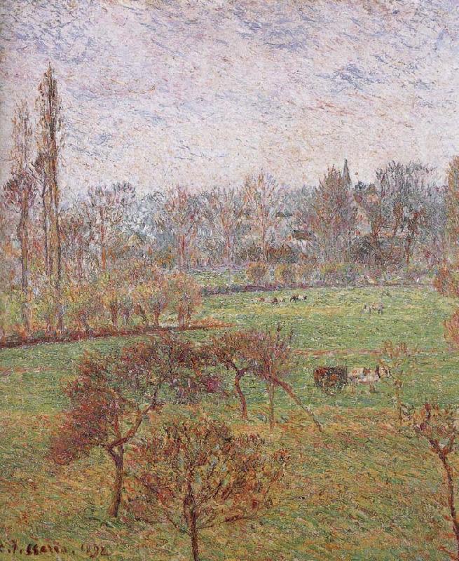 autumn morning, Camille Pissarro
